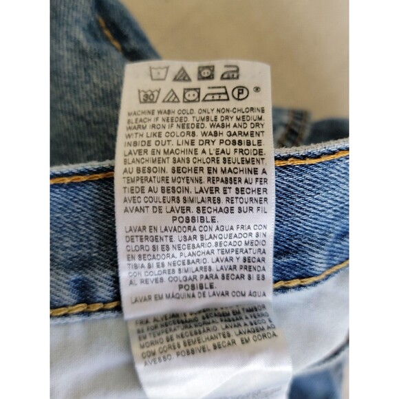 Levis 550 Mens Jeans 34x33 Relaxed Cotton Blue Mid Rise Tapered VTG 90s Y2K - Picture 13 of 16